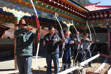 Traditional Tibetan Archery Contest