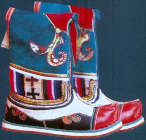 Colorful Tibetan Boots 