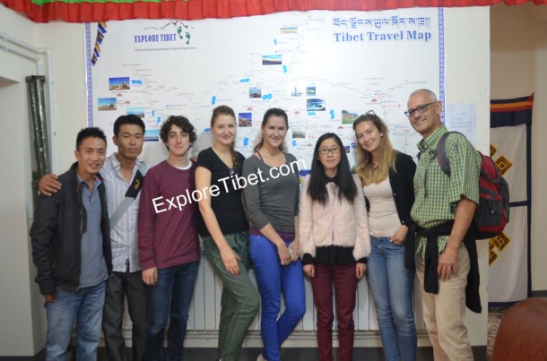 Explore Tibet clients group photo at the Lhasa office