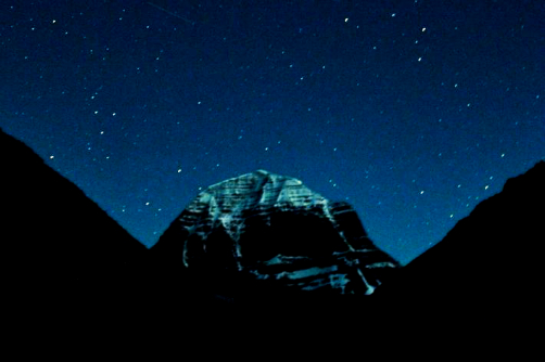 Mt Kailash on a Starry Night
