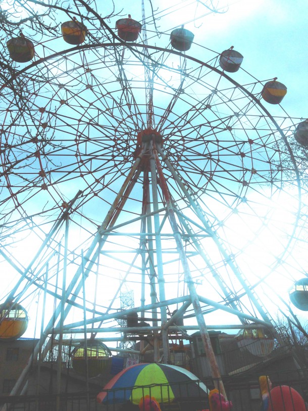 The Giant Wheel near Kyichu river, Lhasa