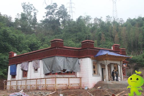 Another Tibetan Traditional Styled House on Its Last Few Touches,