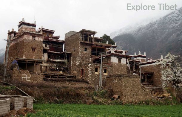 Sprawling Tibetan Building