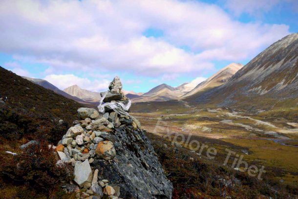 Lhamo La-Tso Trek Route