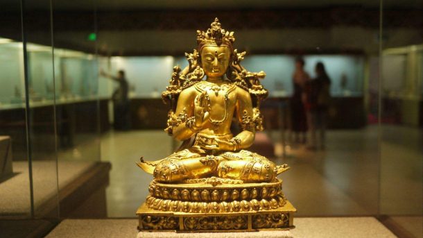 Buddha Statue in the Tibet Museum