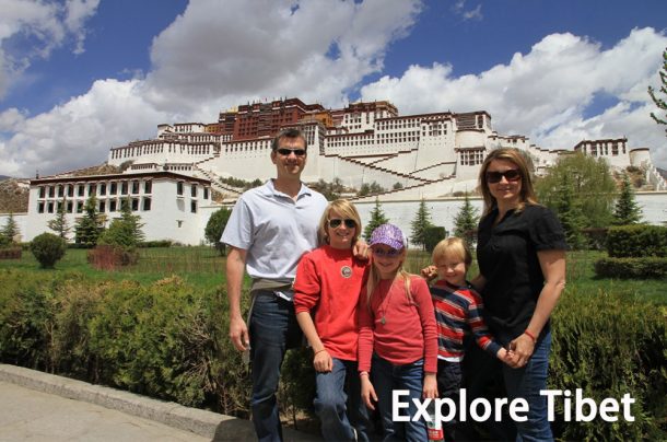 Chris and his family trip to Tibet with Explore Tibet