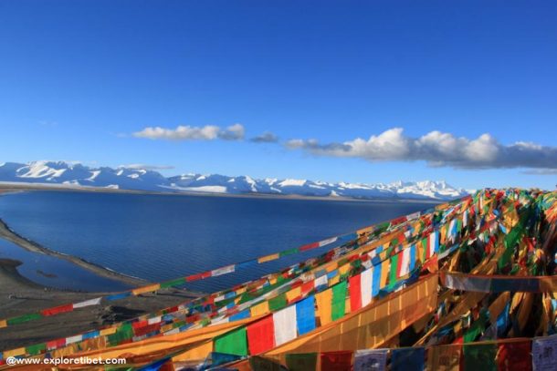 Prayer Flags at Lake Namtso