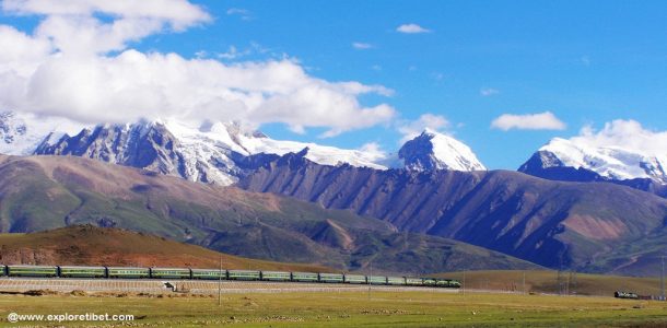 Qinghai Tibet Railway in Tibet Autonomous Region