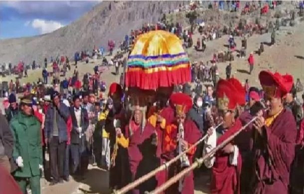 Ceremonies at the Saga Dawa festival at Mount Kailash