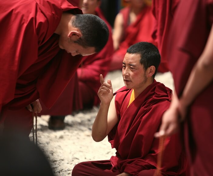 Monks Debating Practice at Sera Monastery