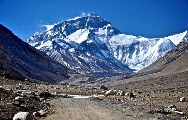 Mount Everest Base Camp in Tibet