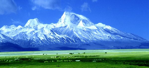 Tibet landscape in summer