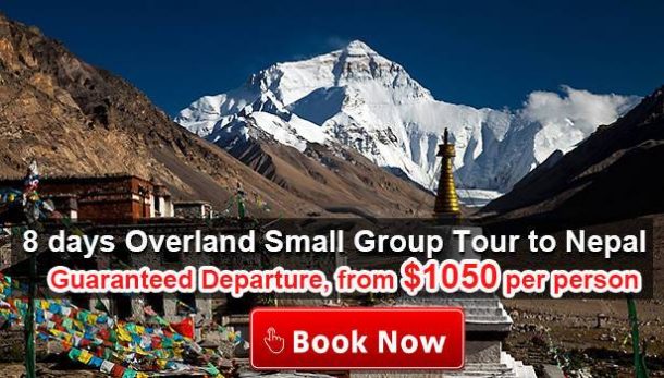 Tibet Overland group tour to Nepal