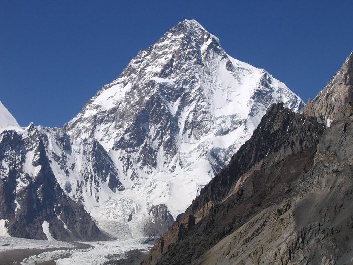 K2 or Mount Godwin Austen - 8,611 m (28,251 ft)