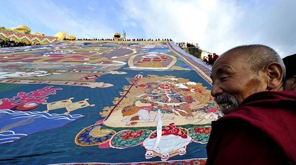 Ganden Thangka Unveiling Festival