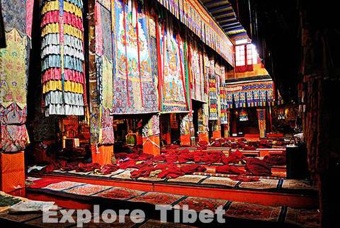 Ganden Monastery Prayer hall