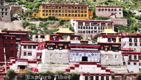 Ganden Monastery In Tibet