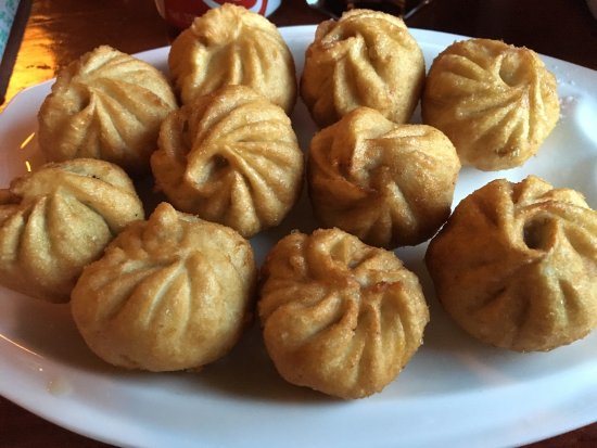 Tibetan fried dumplings (momo) -Explore Tibet