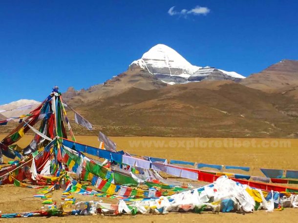 A beautiful view of Mount Kailash -Explore Tibet