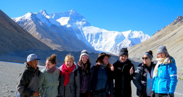 At Everest Base Camp Tibet Group tours