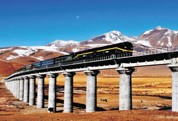 Spectacular Scenery of the Qinghai Tibet Railway to Lhasa