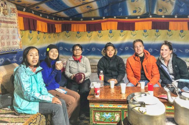 Tibet Everest Base Camp tent guest house