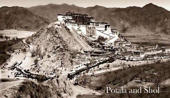 Old Potala palace Old Potala palace picture