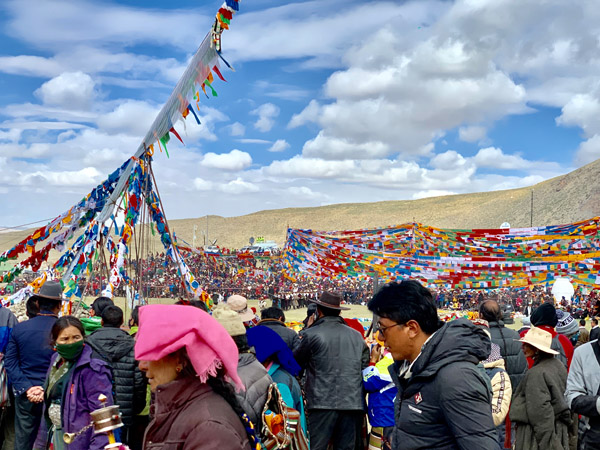 Tibetan prayer flags