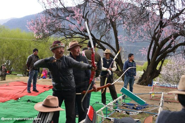 Archery at the Peach Blossom Festival