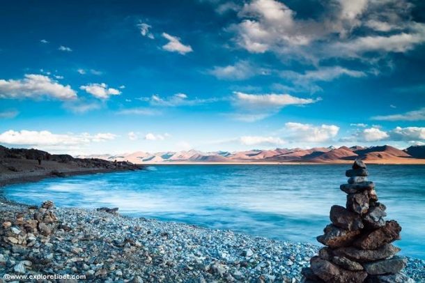 Holy Lake Namtso in Tibet