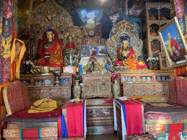 Main prayer hall of the Sakya Monastery