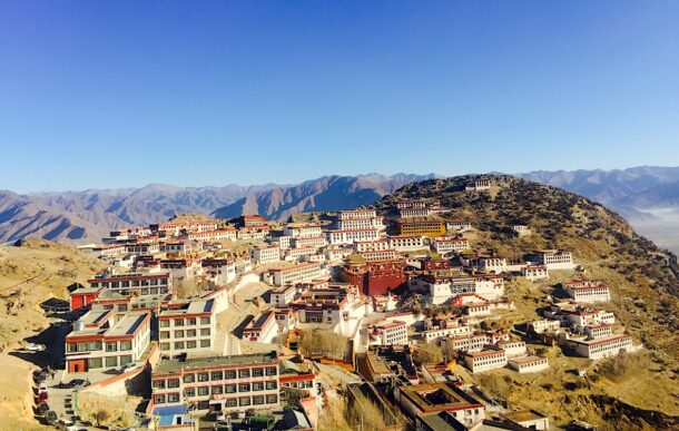 Gaden Monastery in Tibet