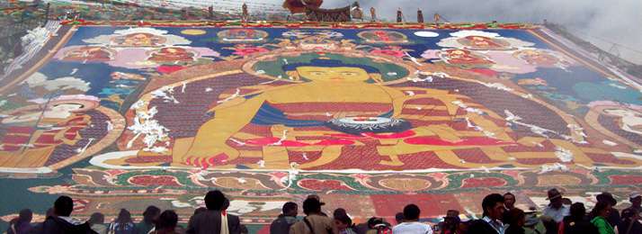 Festival at Drepung monastery