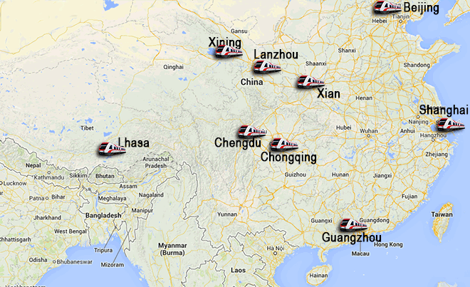 Tibet Train Tour from mainland China