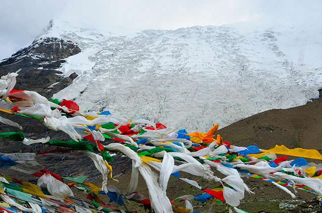 Tibet prayer flags