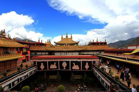 Jokhang temple in Lhasa