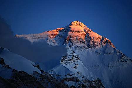 Mt Everest from Tibet