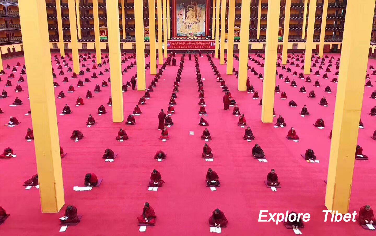 Final exams for the monks -Explore Tibet