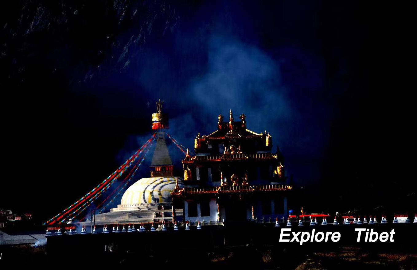 One of the biggest stupa in Tibet -Explore Tibet