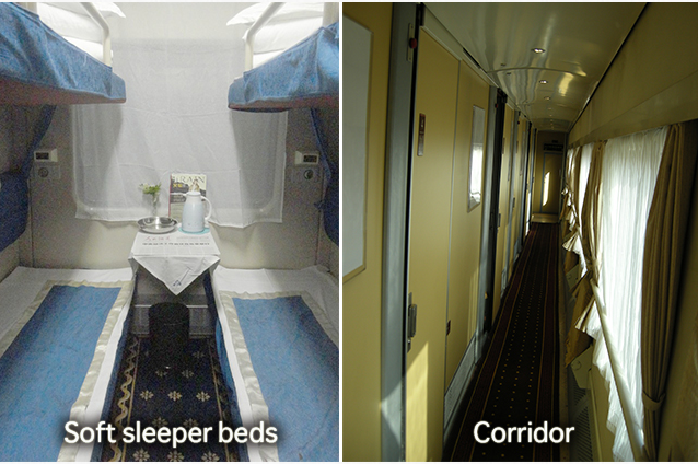 Tibet train soft sleeper