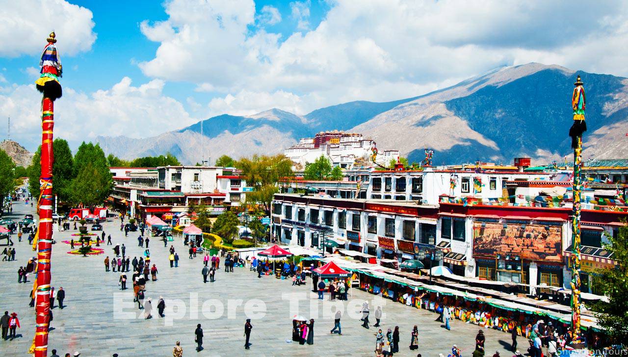 Barkhor street -Explore Tibet