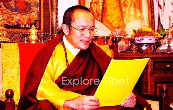 Tai Situ Rinpoche of Palpung monastery -Explore Tibet 
