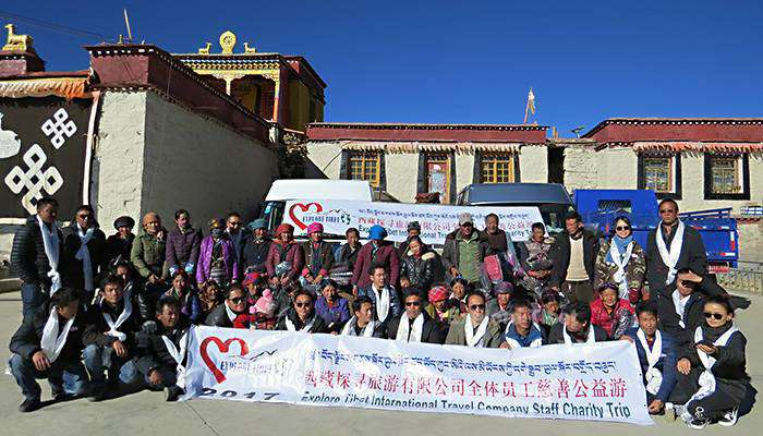 Tibet Charity trip by Explore Tibet