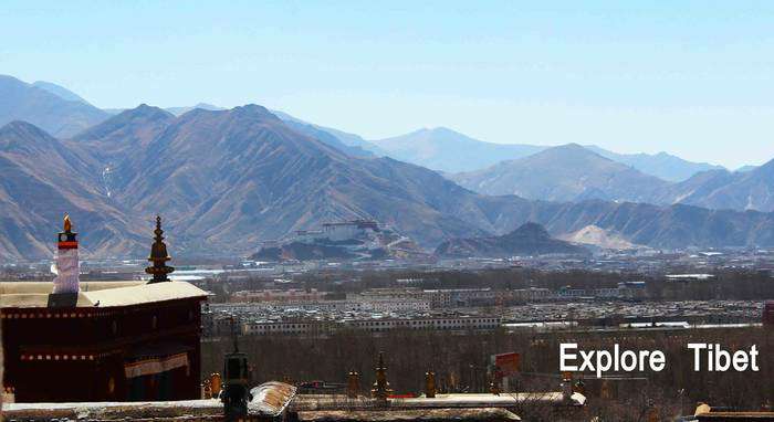 View from Sera Monastery -Explore Tibet