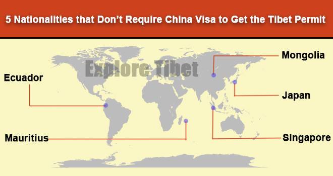 5 Countries that don't require China visa to get Tibet permit | Explore Tibet