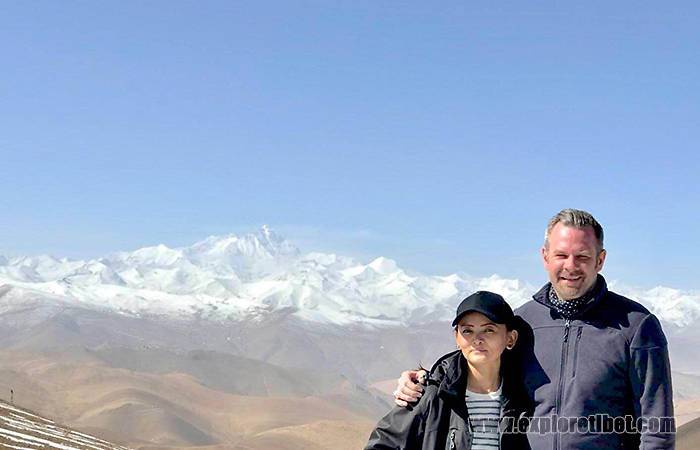 David at Everest Base Camp in Tibet