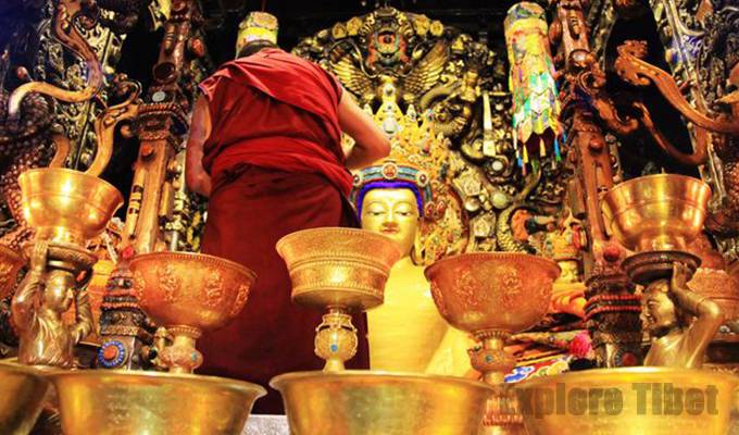 Jokhang temple buddha image