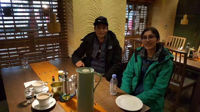 Our clients and Explore Tibet tour guide -Explore Tibet