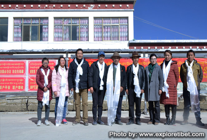 Explore Tibet staffs were greeting for their generosity 