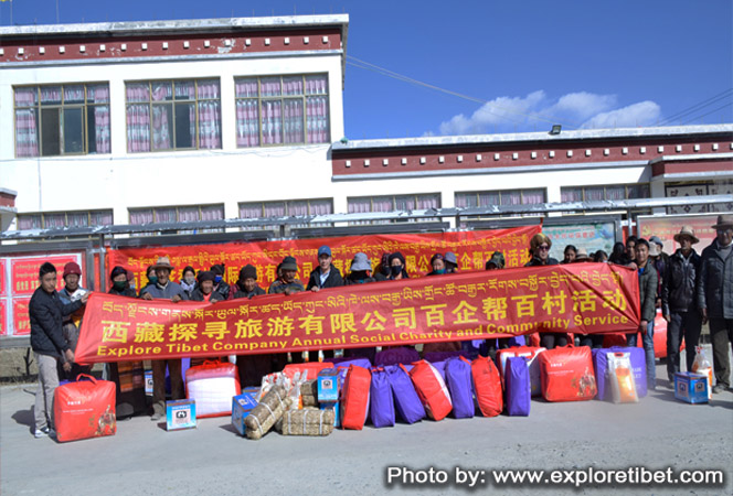 Explore Tibet travel company community service